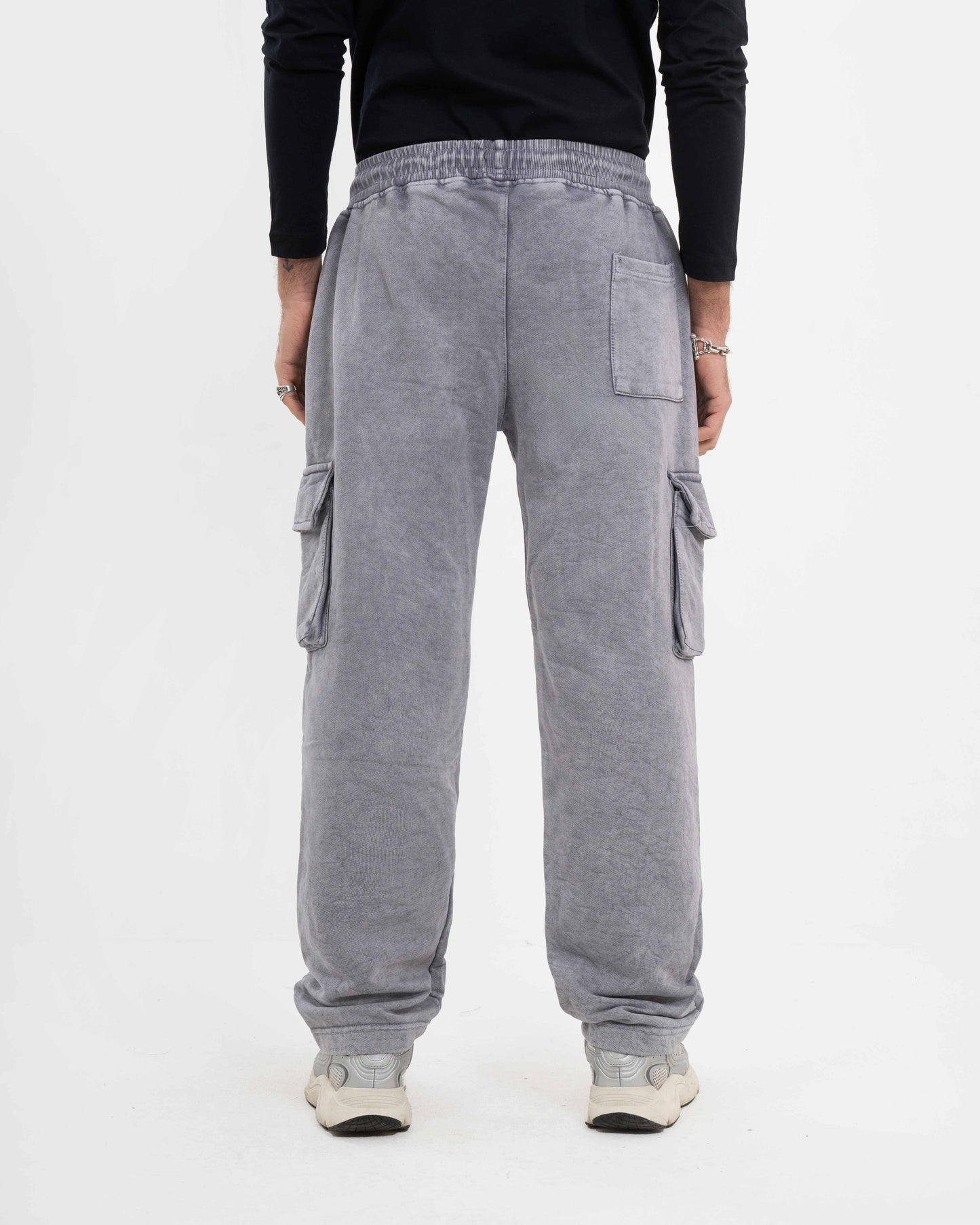 WIDE LEG PANTS WASHED