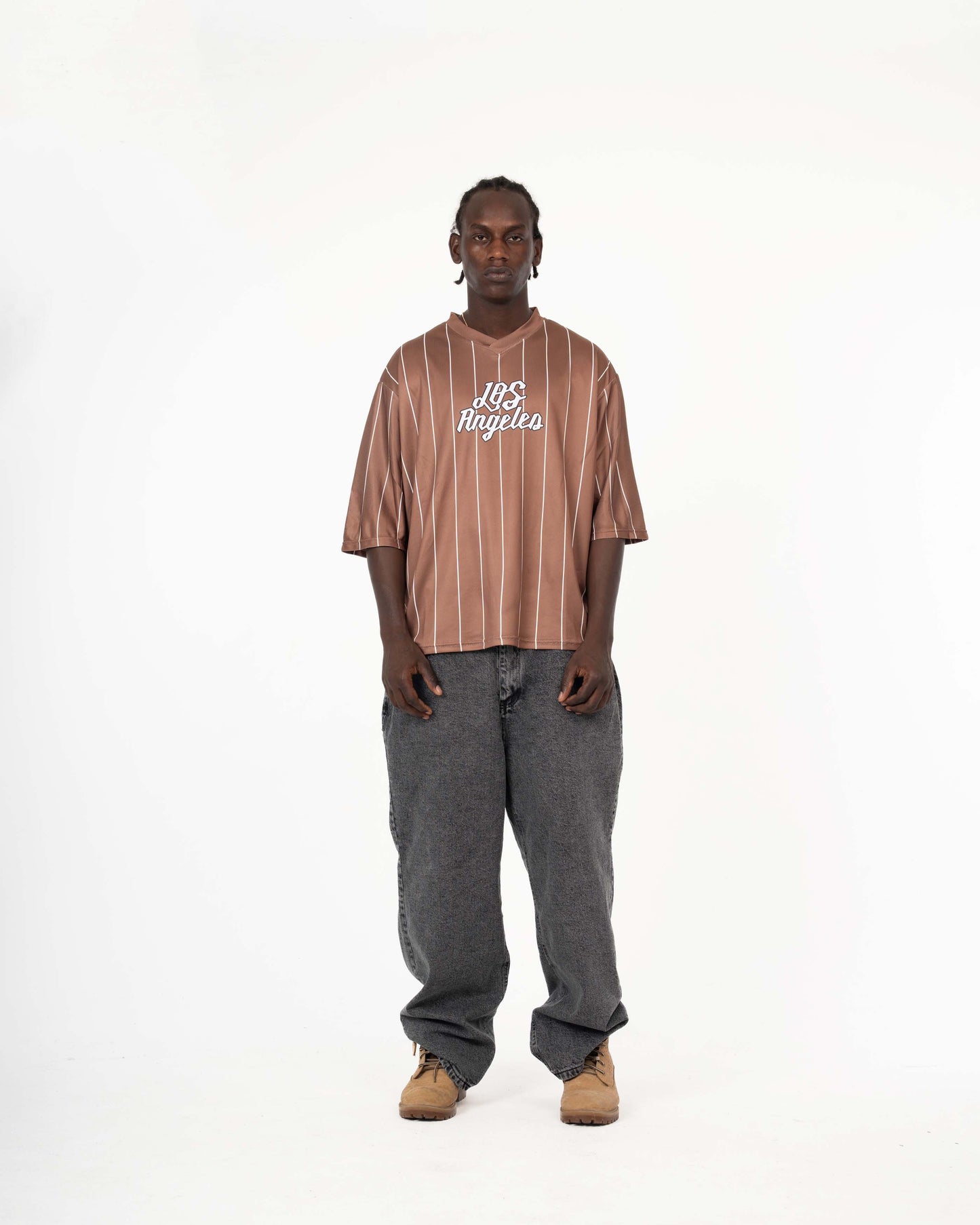 T-SHIRT JERSEY BOX FIT LOS ANGELES