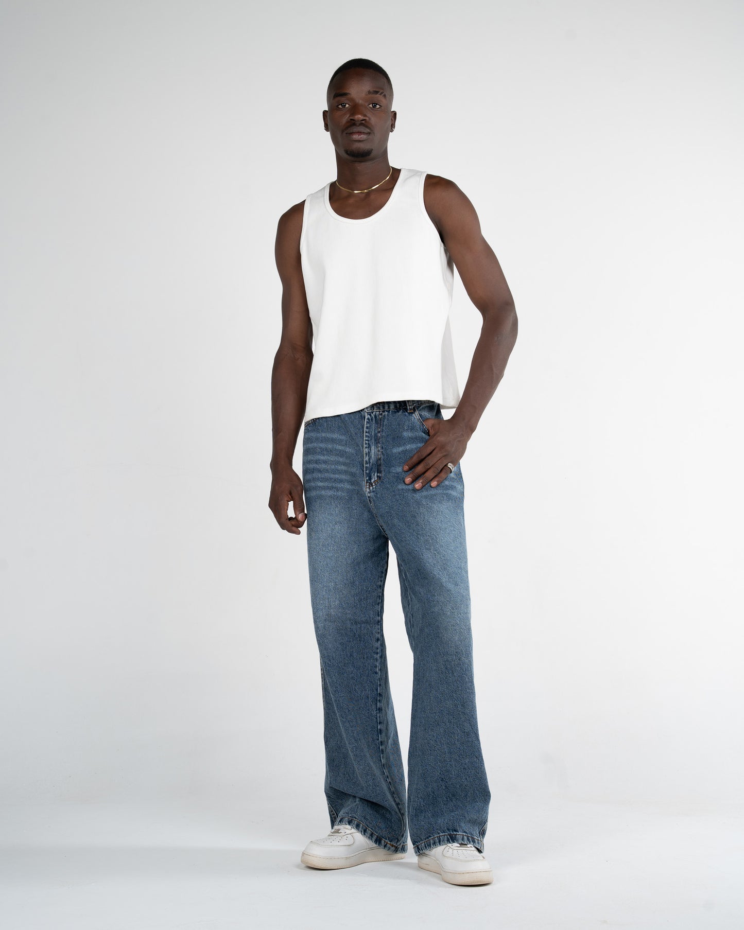 DENIM Mid Wash Blue