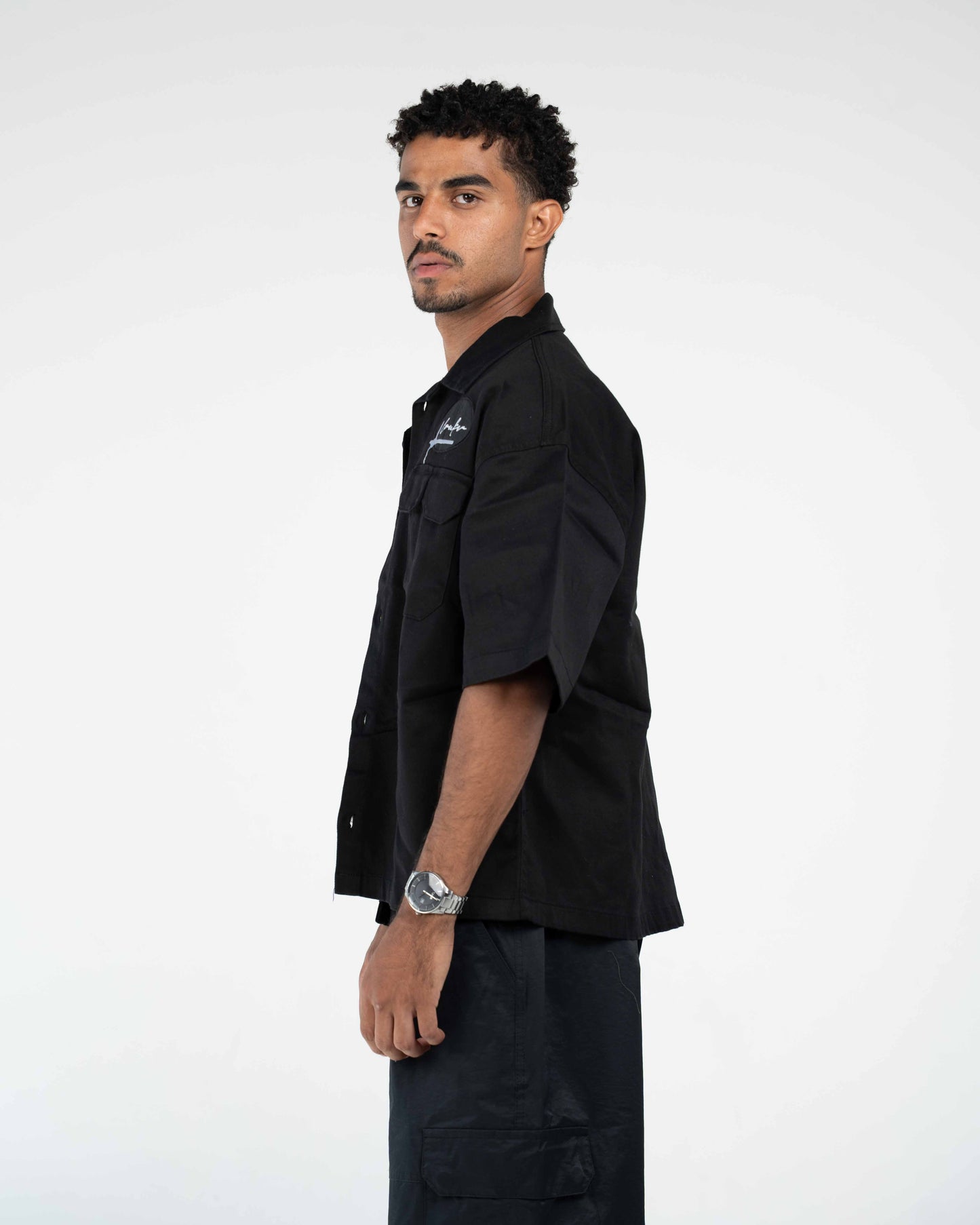 GABARDINE SHIRT(3 POCKET)