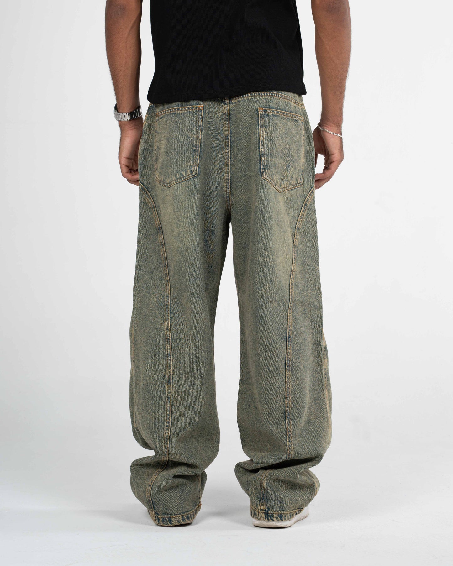 DENIM Faded Blue with Green Undertones