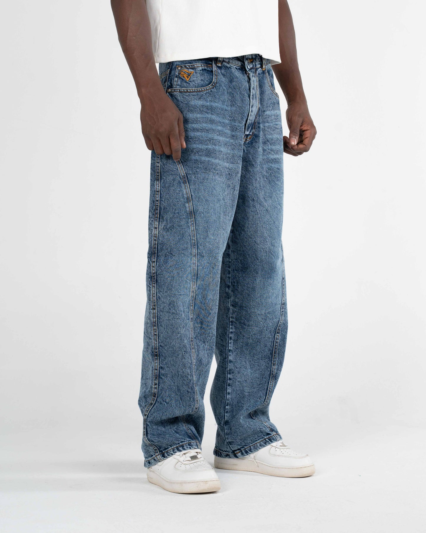DENIM Mid Washed Blue