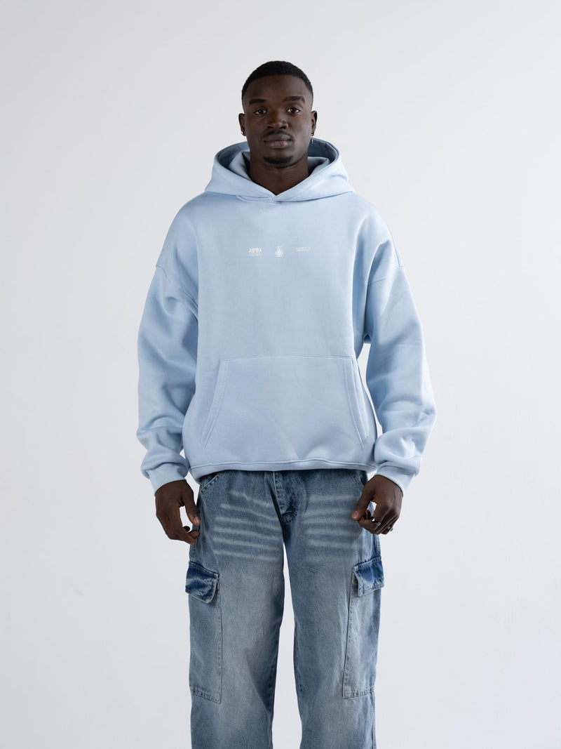 lead to Cairo Hoodie baby blue