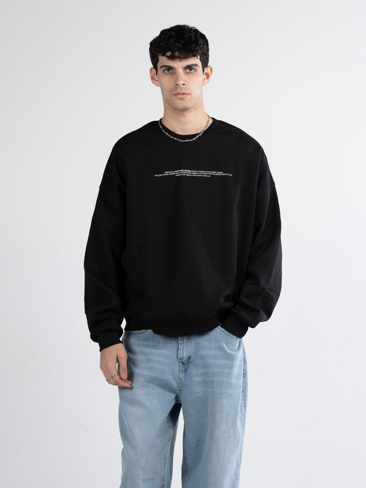 Black Crew neck star