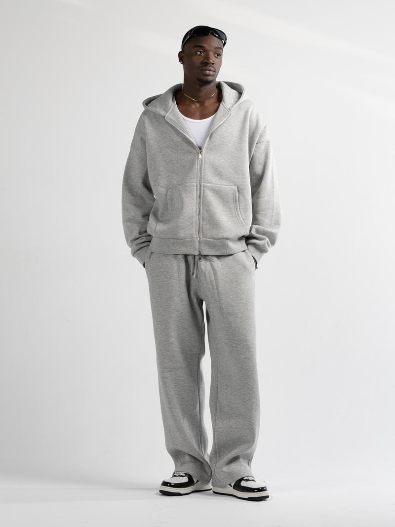 zip up Suit -grey