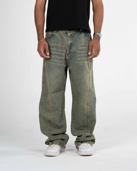 DENIM Faded Blue with Green Undertones